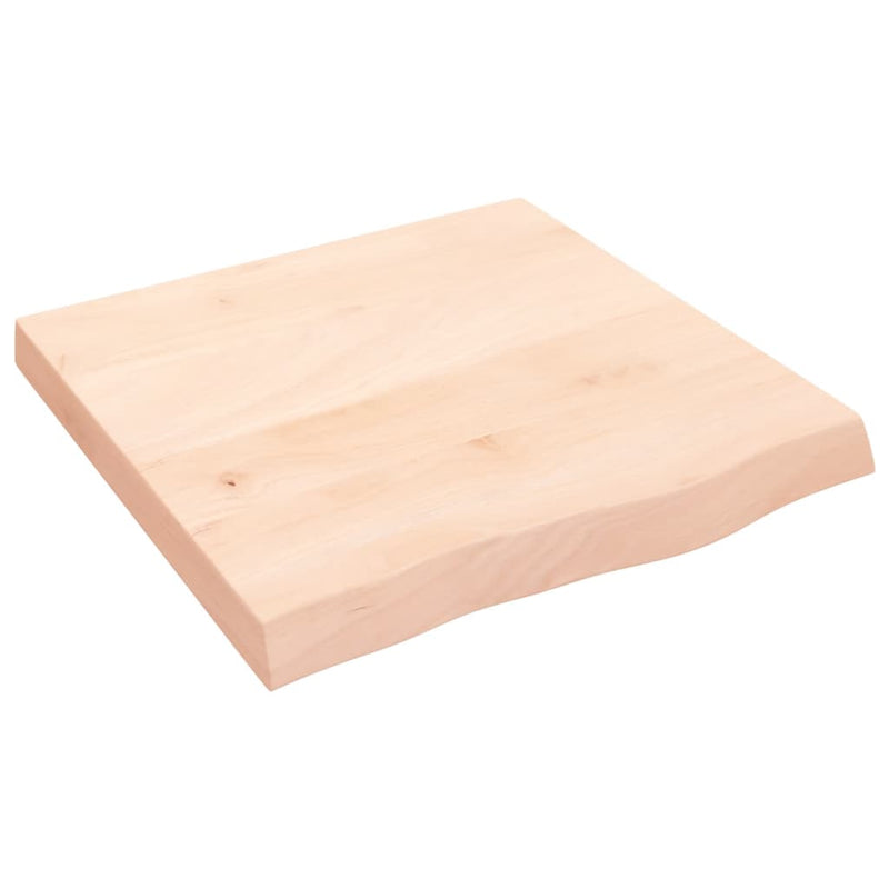 Afbeelding laden in galerijviewer, Vidaxl wastafelblad 60x60x(2-6) cm onbehandeld massief hout