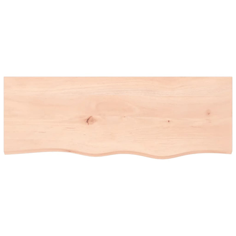 Afbeelding laden in galerijviewer, Vidaxl wastafelblad 80x30x(2-6) cm onbehandeld massief hout