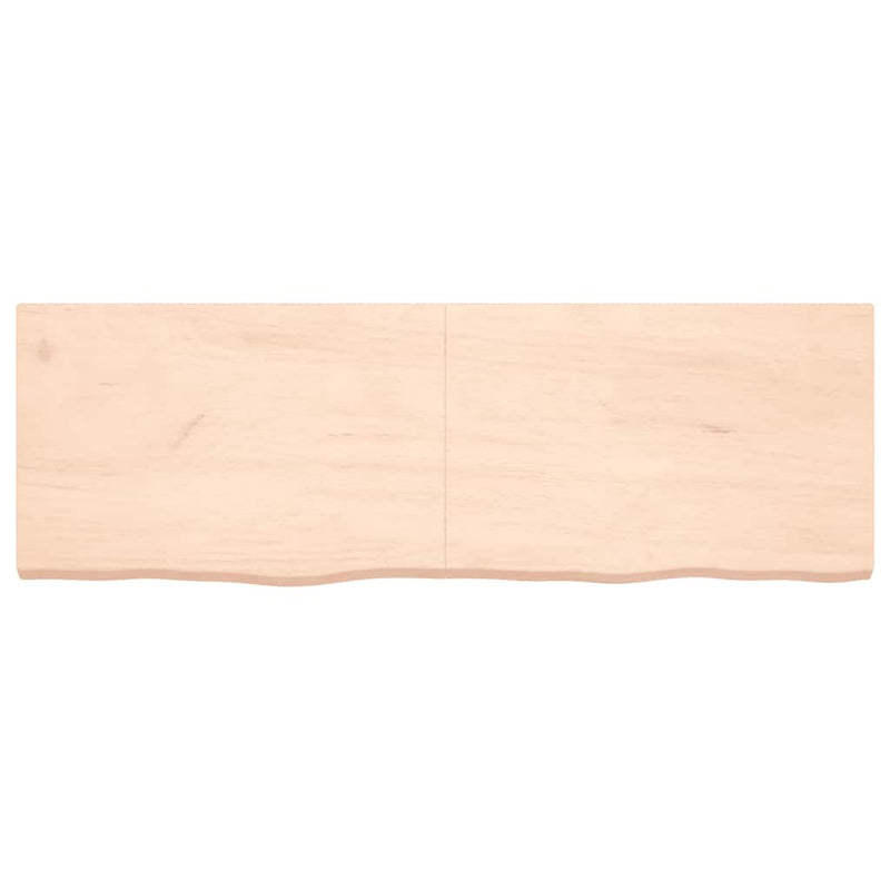 Afbeelding laden in galerijviewer, Vidaxl wastafelblad 180x60x(2-6) cm onbehandeld massief hout
