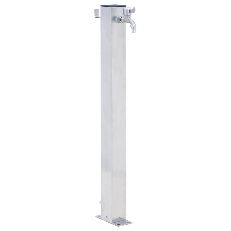 Afbeelding laden in galerijviewer, Vidaxl waterzuil vierkant 80 cm roestvrij staal