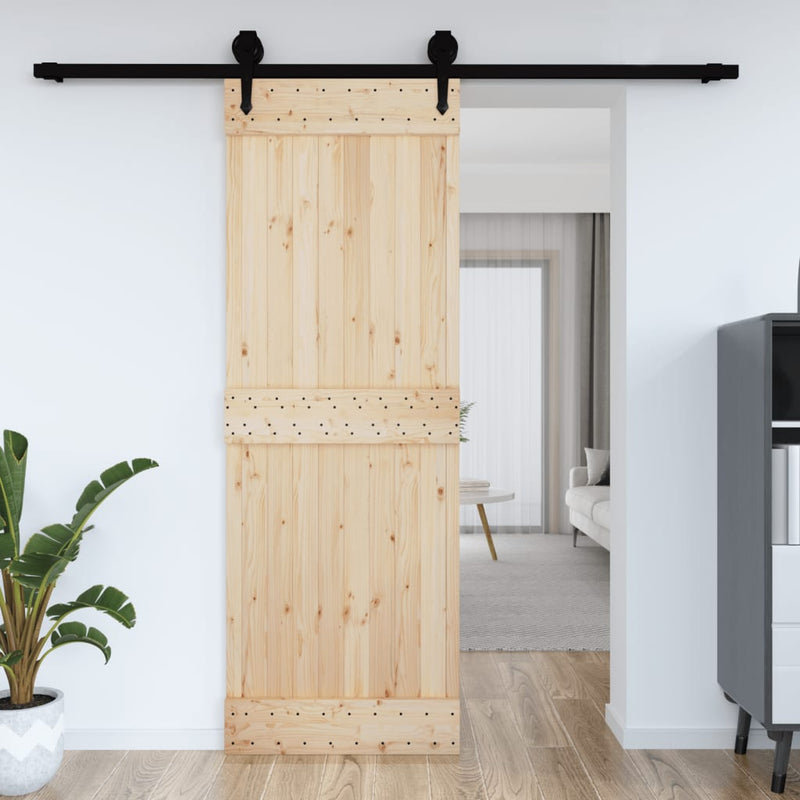 Afbeelding laden in galerijviewer, Vidaxl deur narvik 80x210 cm massief grenenhout