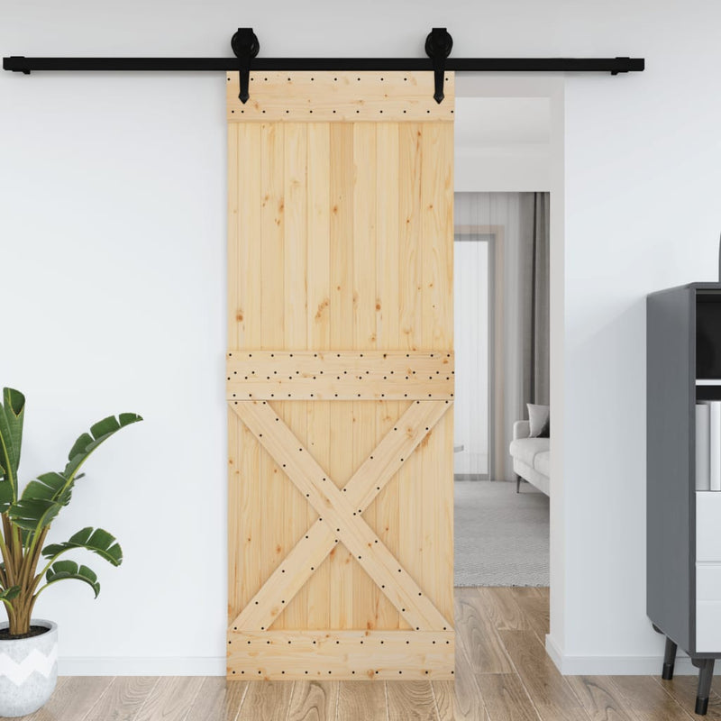 Afbeelding laden in galerijviewer, VidaXL Deur NARVIK 85x210 cm massief grenenhout