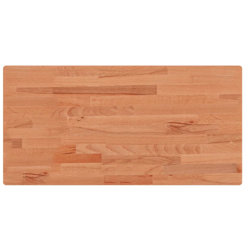 Afbeelding laden in galerijviewer, Vidaxl wastafelblad 100x50x1,5 cm massief beukenhout