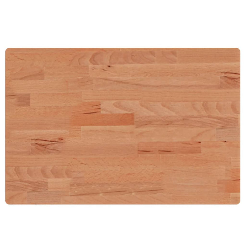 Afbeelding laden in galerijviewer, Vidaxl wastafelblad 60x40x1,5 cm massief beukenhout