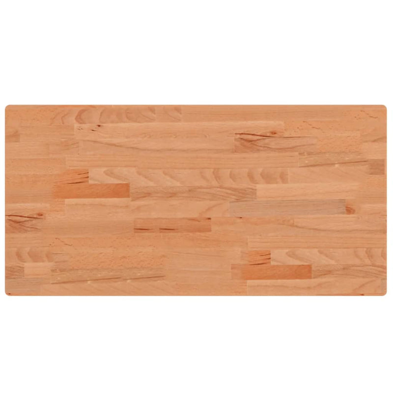 Afbeelding laden in galerijviewer, Vidaxl wastafelblad 80x40x2,5 cm massief beukenhout