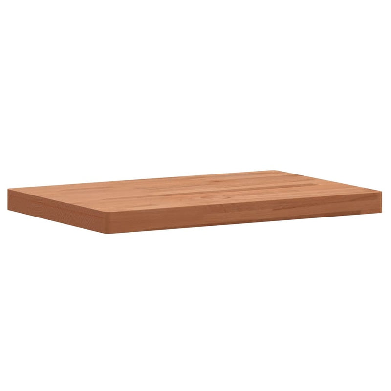 Afbeelding laden in galerijviewer, Vidaxl wastafelblad 60x40x4 cm massief beukenhout