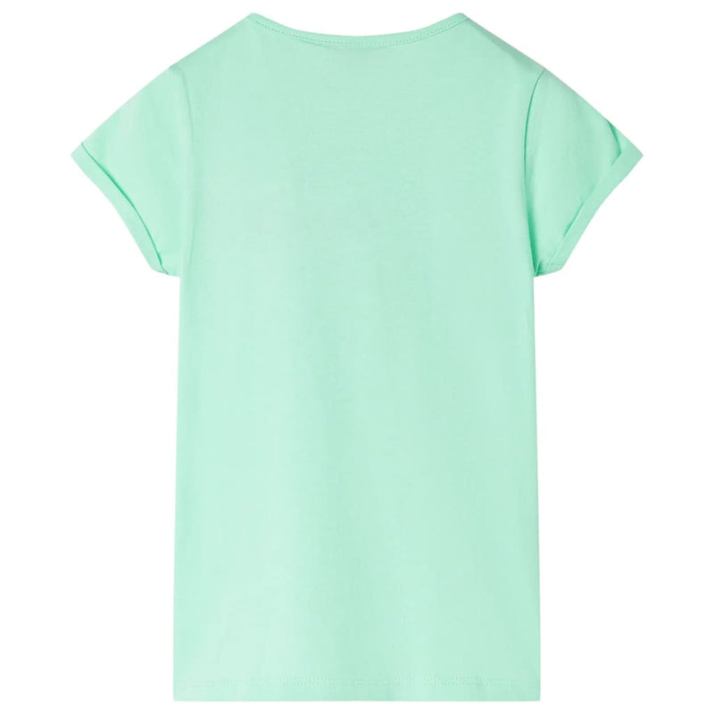 Afbeelding laden in galerijviewer, Vidaxl kindershirt 140 felgroen