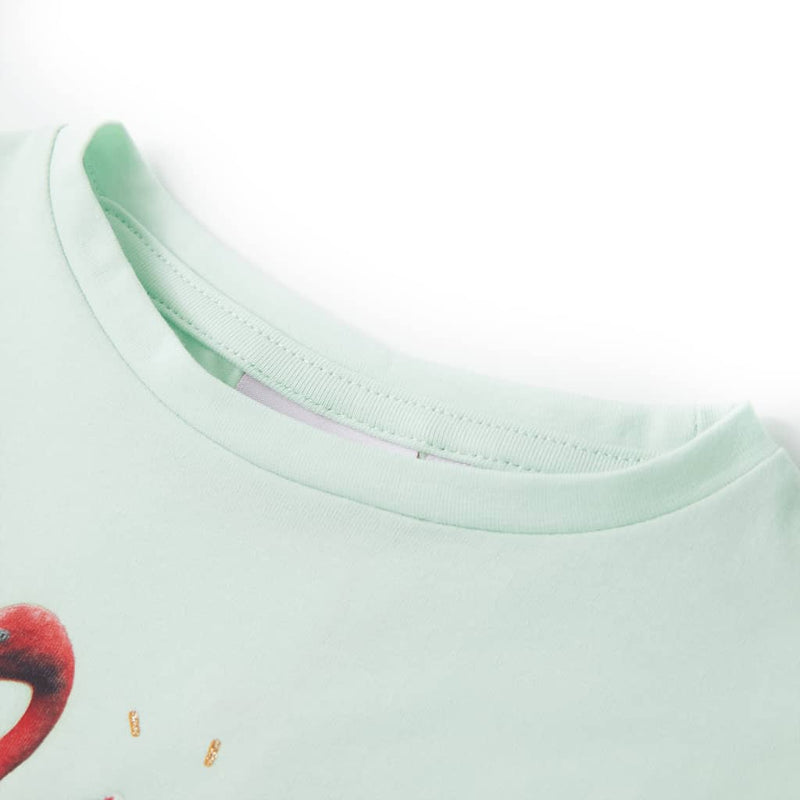 Afbeelding laden in galerijviewer, VidaXL Kindershirt 116 lichtmint