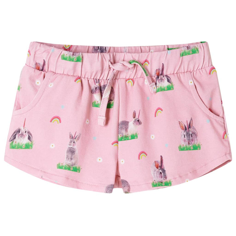 Afbeelding laden in galerijviewer, VidaXL Kindershorts met trekkoord 92 lichtroze