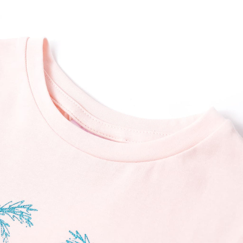 Afbeelding laden in galerijviewer, Vidaxl kindershirt 140 zachtroze
