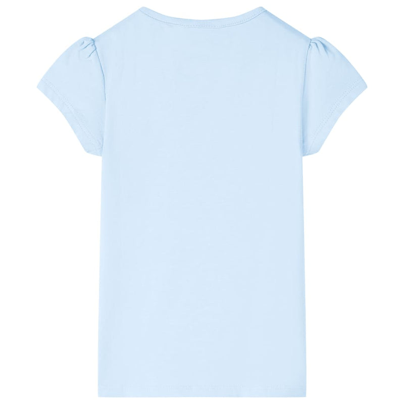 Afbeelding laden in galerijviewer, Vidaxl kindershirt 128 lichtblauw