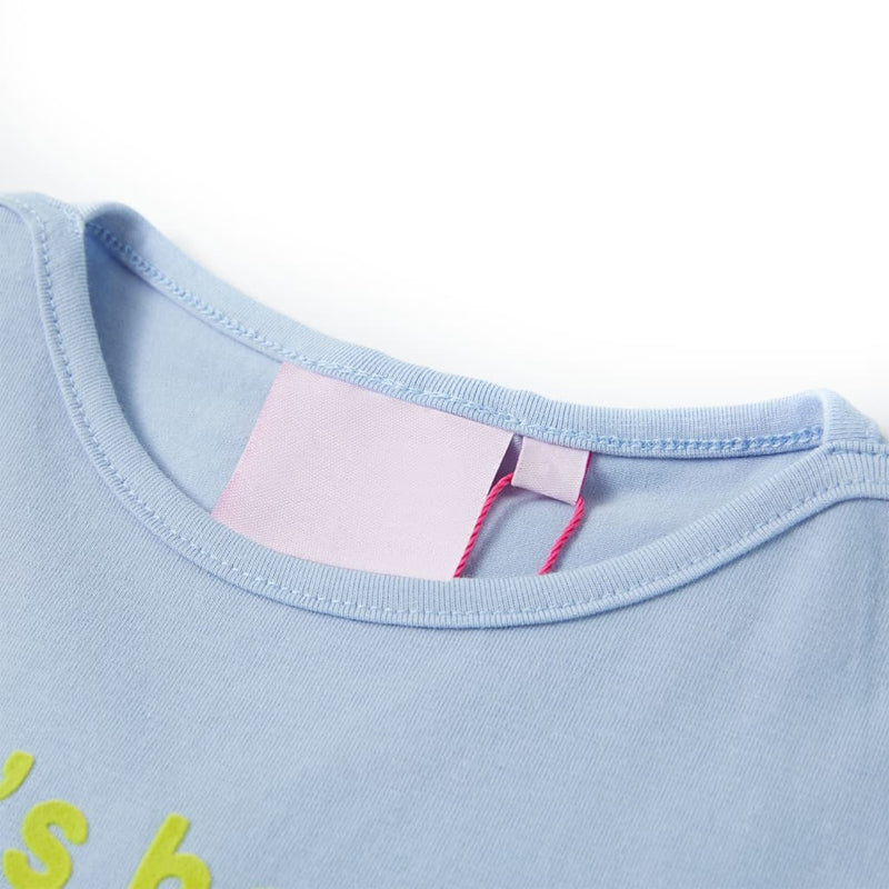 Afbeelding laden in galerijviewer, Vidaxl kindershirt 92 lichtblauw