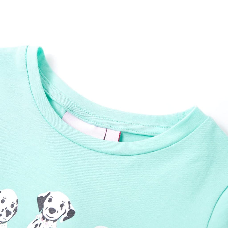 Afbeelding laden in galerijviewer, Vidaxl kindershirt 128 lichtmint