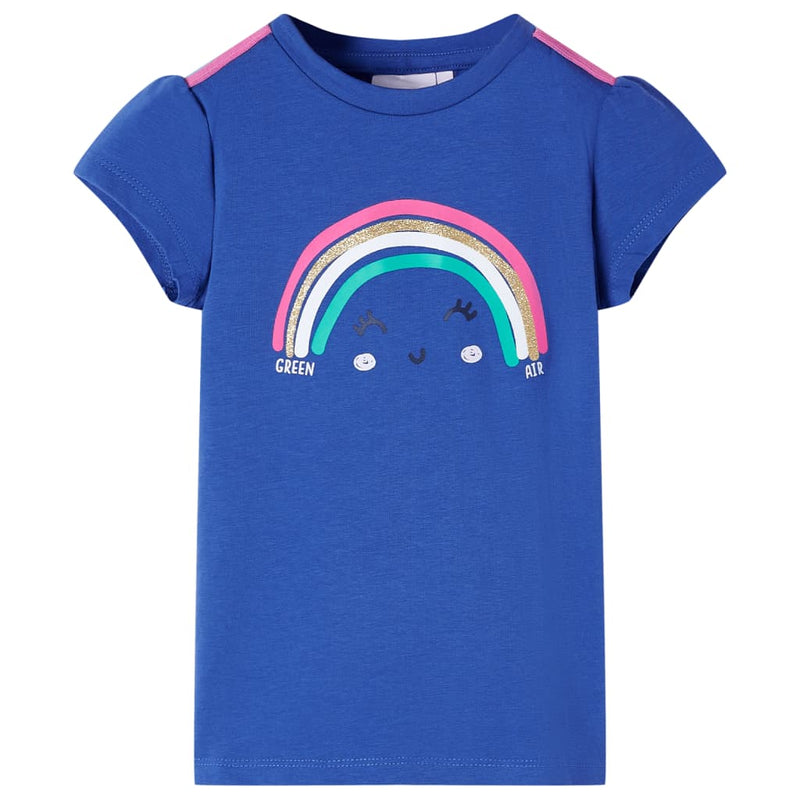 Afbeelding laden in galerijviewer, Vidaxl kindershirt 116 kobaltblauw