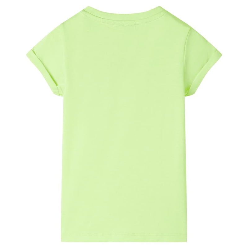Afbeelding laden in galerijviewer, Vidaxl kindershirt 116 neongeel