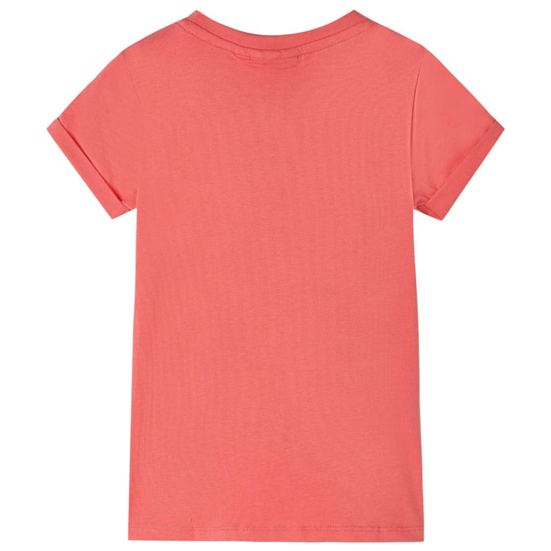 Afbeelding laden in galerijviewer, Vidaxl kindershirt 104 koraalkleurig