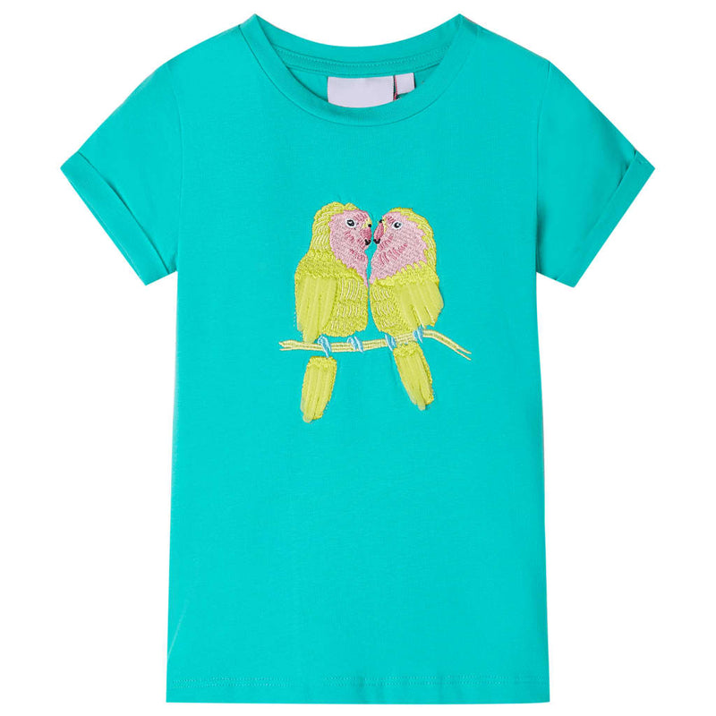 Afbeelding laden in galerijviewer, Vidaxl kindershirt 140 mintkleurig