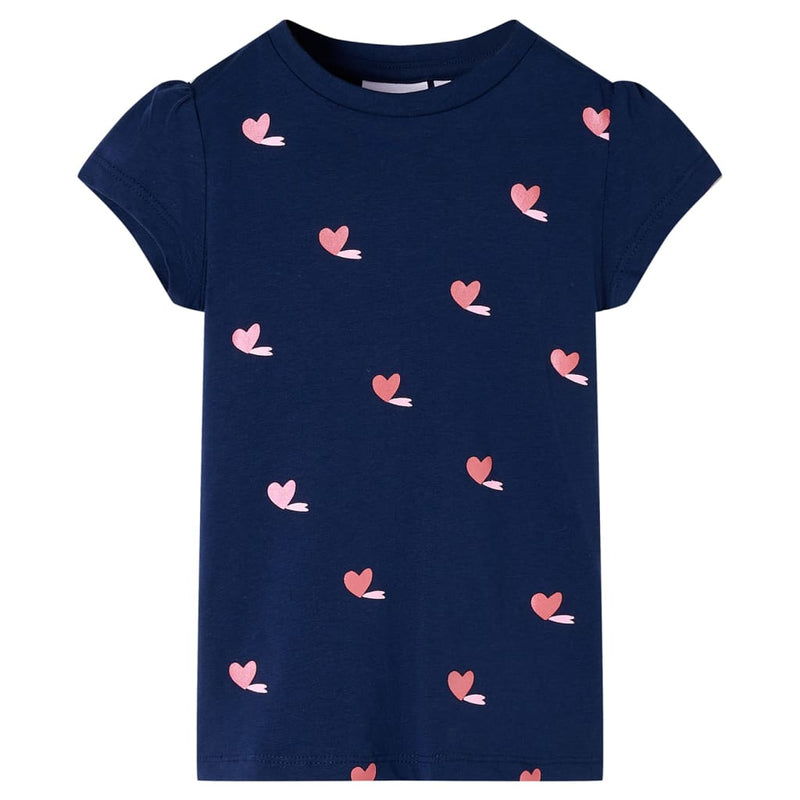 Afbeelding laden in galerijviewer, Vidaxl kindershirt 104 marineblauw