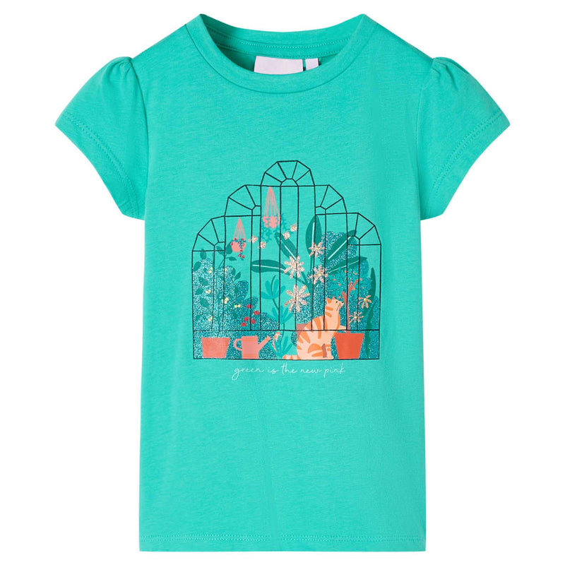 Afbeelding laden in galerijviewer, VidaXL Kindershirt 140 mintkleurig