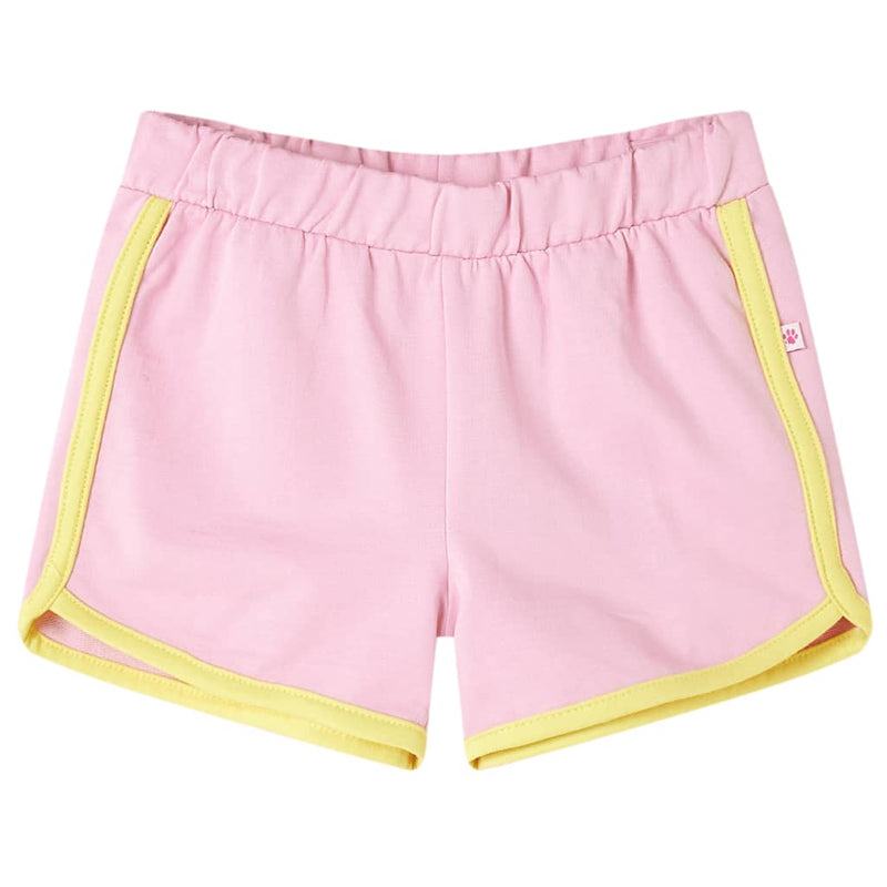 Afbeelding laden in galerijviewer, VidaXL Kindershorts met bies 92 felroze
