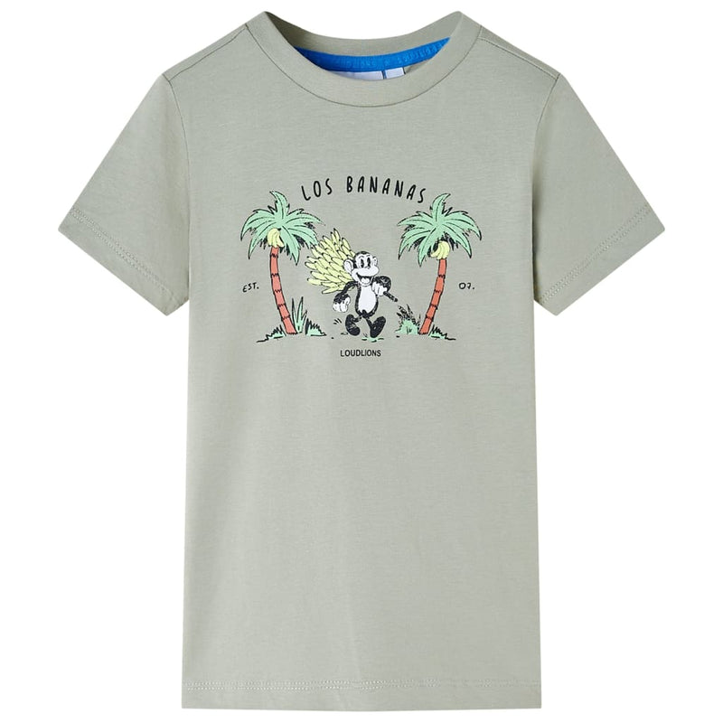 Afbeelding laden in galerijviewer, VidaXL Kindershirt 92 lichtkakikleurig