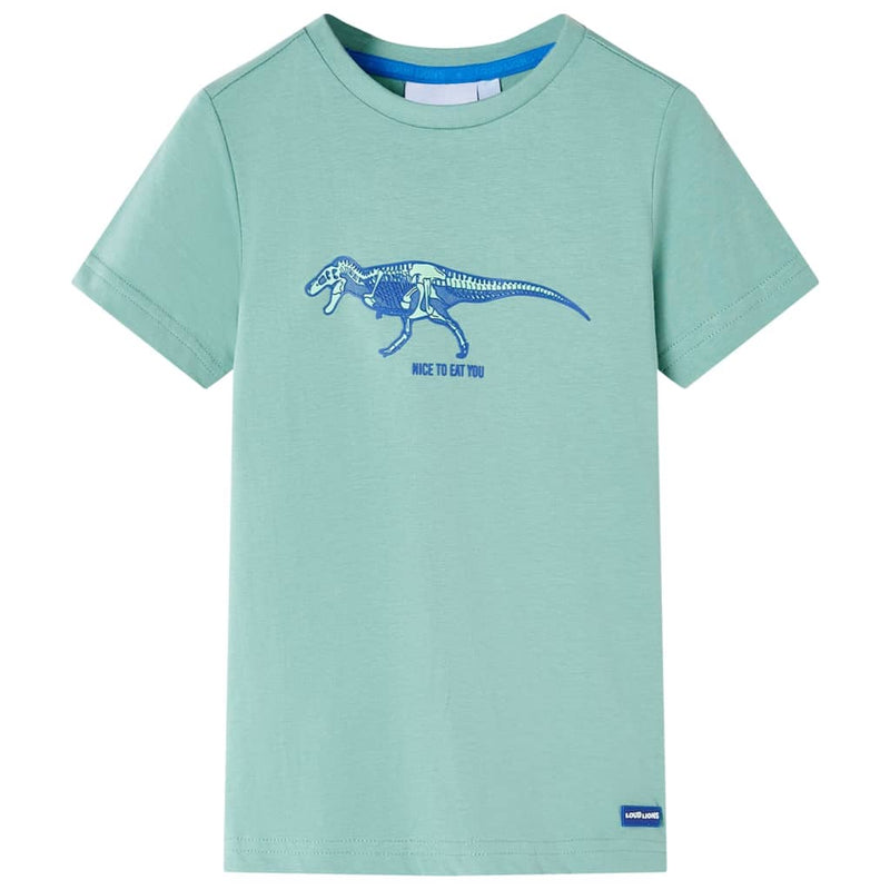 Afbeelding laden in galerijviewer, Vidaxl kindershirt 128 lichtkakikleurig