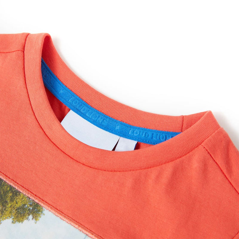 Afbeelding laden in galerijviewer, VidaXL Kindershirt 128 lichtrood