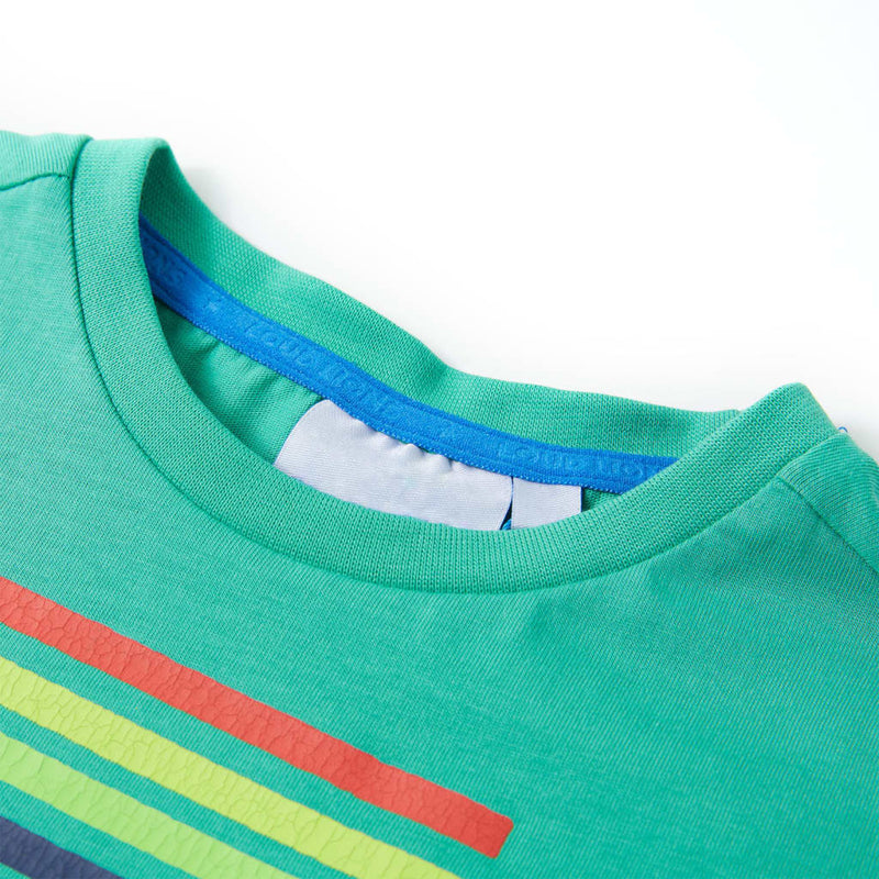 Afbeelding laden in galerijviewer, Vidaxl kindershirt 140 groen
