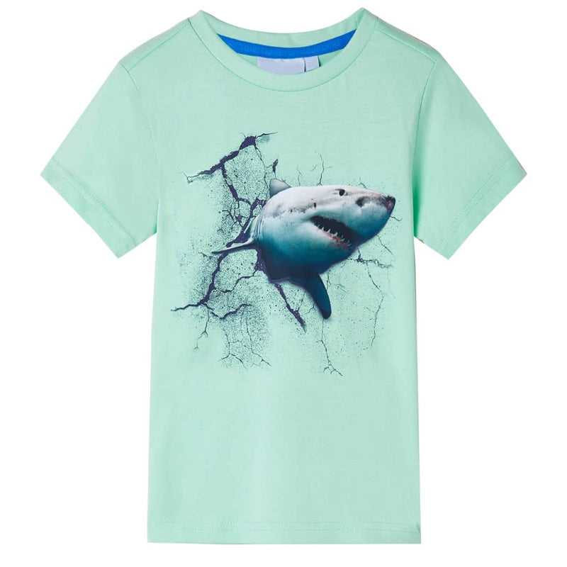 Afbeelding laden in galerijviewer, VidaXL Kindershirt 104 lichtgroen