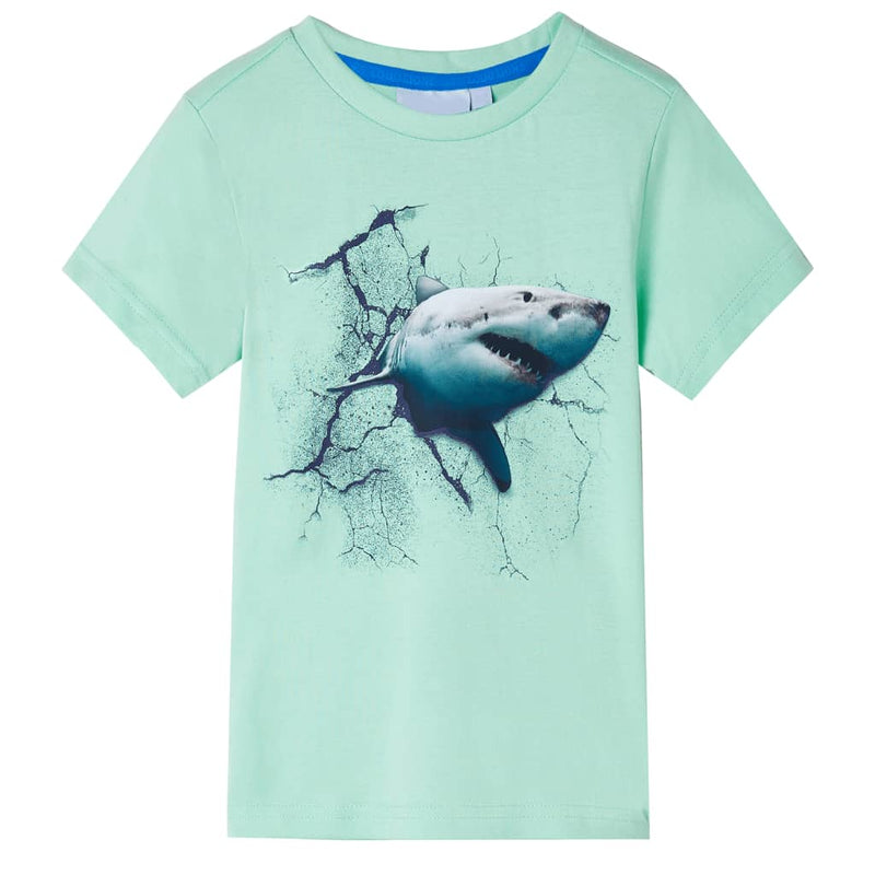 Afbeelding laden in galerijviewer, VidaXL Kindershirt 116 lichtgroen