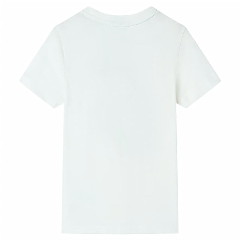 Afbeelding laden in galerijviewer, Vidaxl kindershirt met korte mouwen 140 ecru