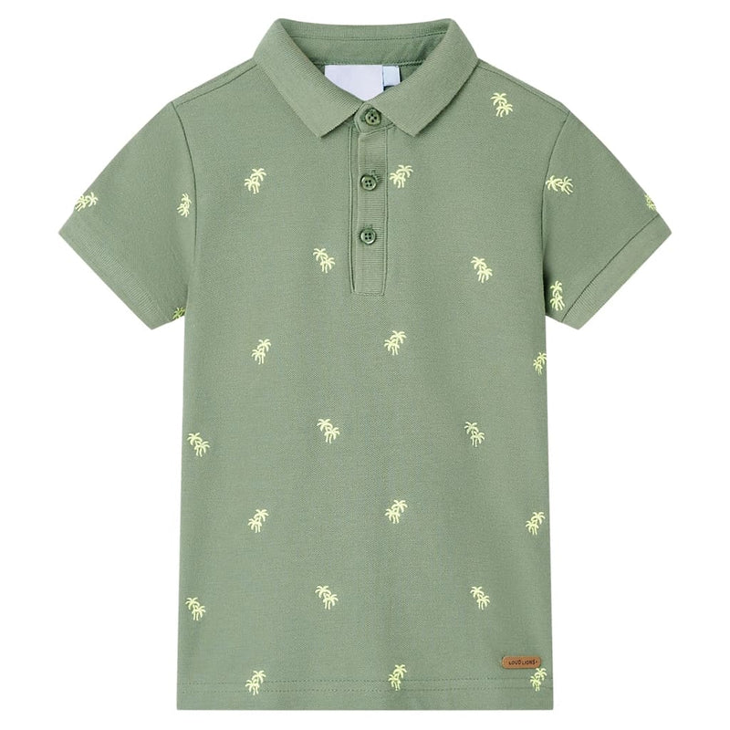 Afbeelding laden in galerijviewer, Vidaxl kinderpoloshirt 92 kakikleurig
