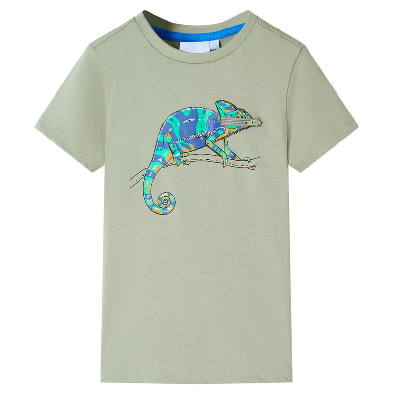 Afbeelding laden in galerijviewer, Vidaxl kindershirt met korte mouwen 92 lichtkakikleurig