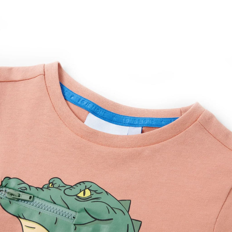 Afbeelding laden in galerijviewer, VidaXL Kindershirt 116 lichtoranje