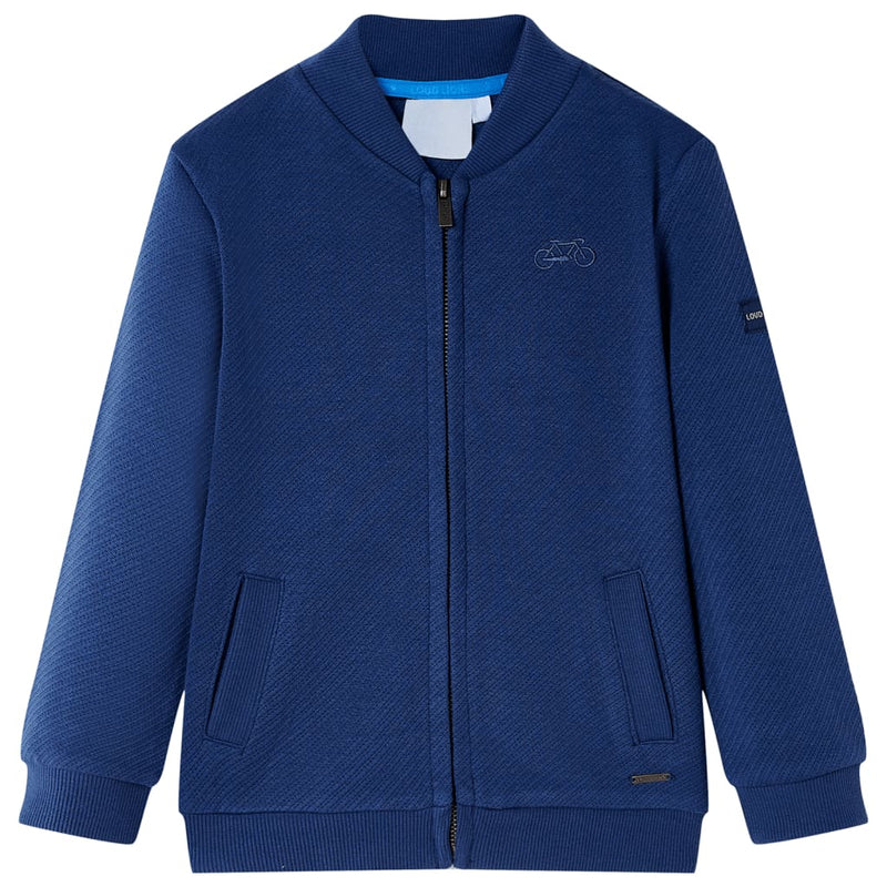 Afbeelding laden in galerijviewer, Vidaxl kindervest met rits 104 marineblauw