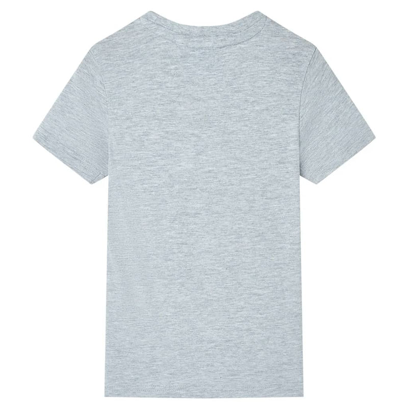 Afbeelding laden in galerijviewer, VidaXL Kindershirt met korte mouwen 92 grijs