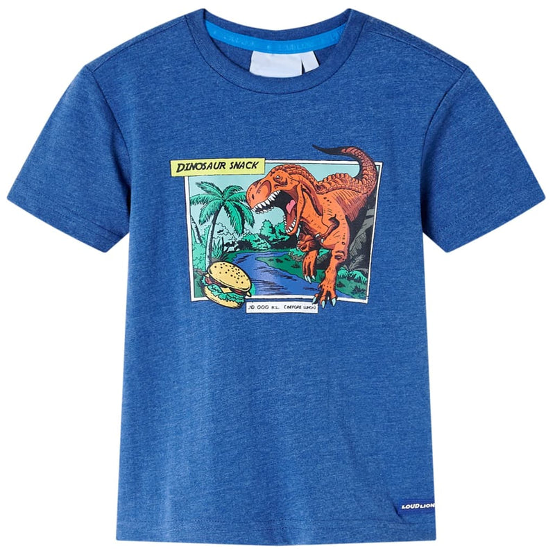 Afbeelding laden in galerijviewer, VidaXL Kindershirt 104 gemêleerd donkerblauw