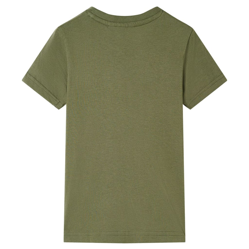 Afbeelding laden in galerijviewer, Vidaxl kindershirt 140 kakikleurig