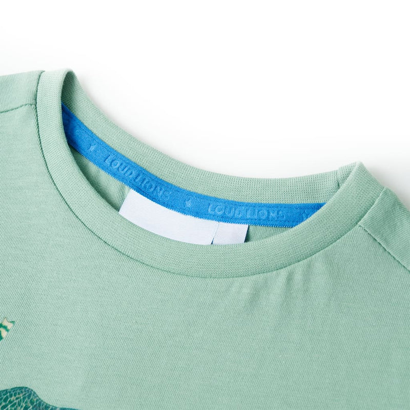 Afbeelding laden in galerijviewer, Vidaxl kindershirt 92 lichtkakikleurig