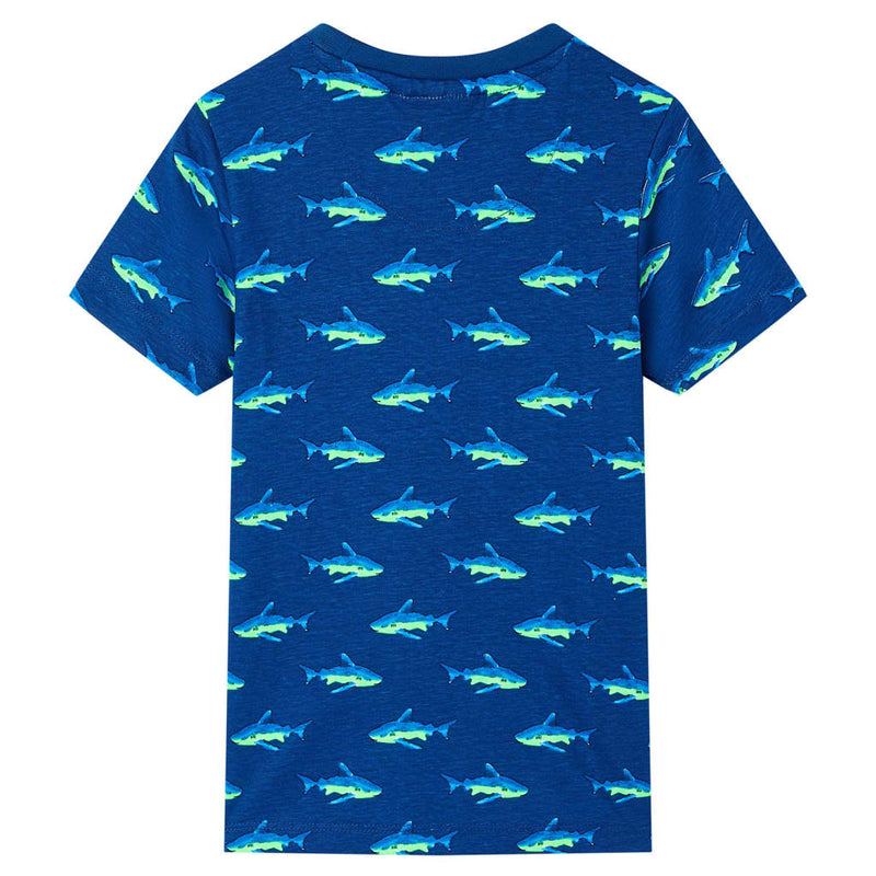 Afbeelding laden in galerijviewer, Vidaxl kindershirt 92 donkerblauw