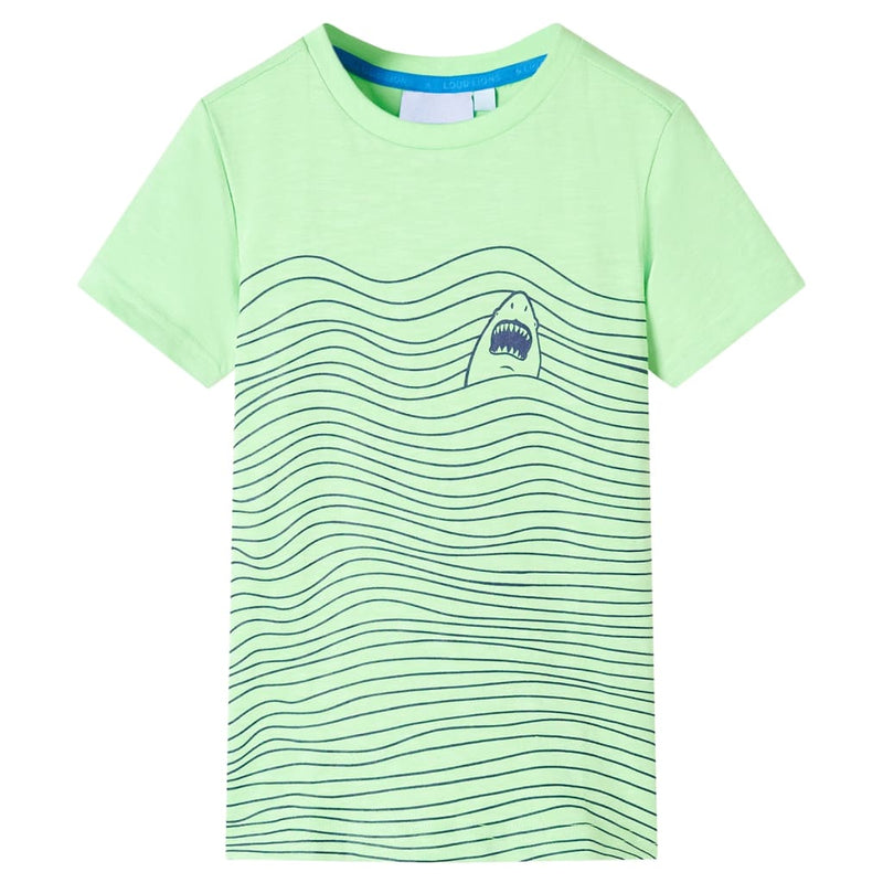 Afbeelding laden in galerijviewer, VidaXL Kindershirt 116 neongroen