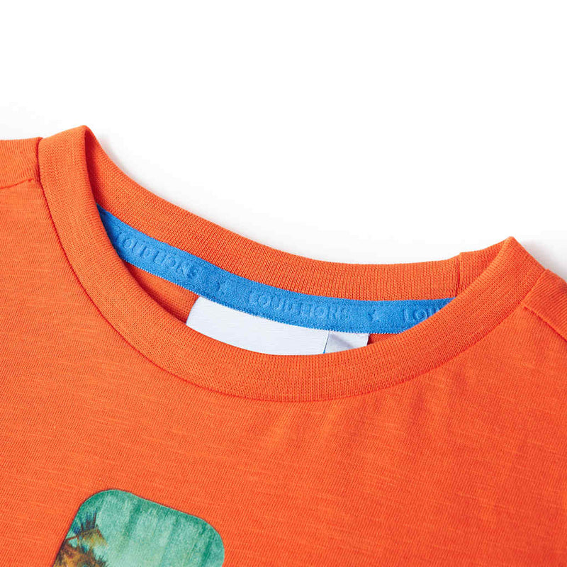 Afbeelding laden in galerijviewer, Vidaxl kindershirt 128 donkeroranje