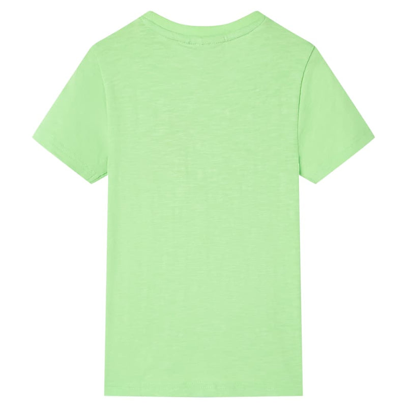 Afbeelding laden in galerijviewer, Vidaxl kindershirt 116 neongroen