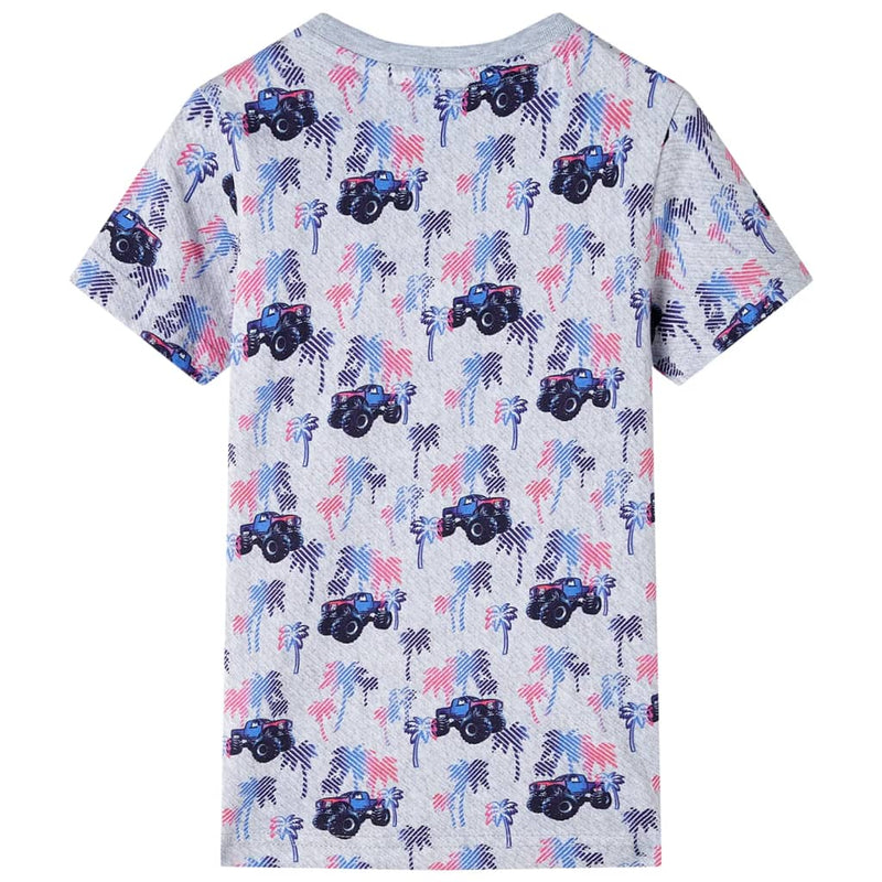Afbeelding laden in galerijviewer, VidaXL Kindershirt 104 gemêleerd grijs