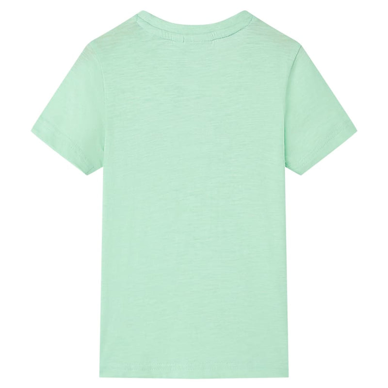 Afbeelding laden in galerijviewer, Vidaxl kindershirt 128 lichtgroen