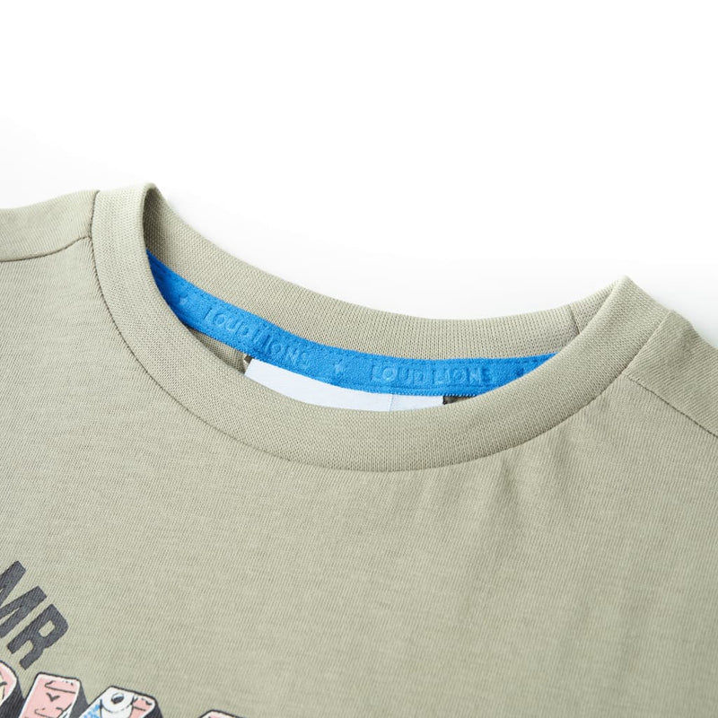 Afbeelding laden in galerijviewer, VidaXL Kindershirt 140 lichtkakikleurig