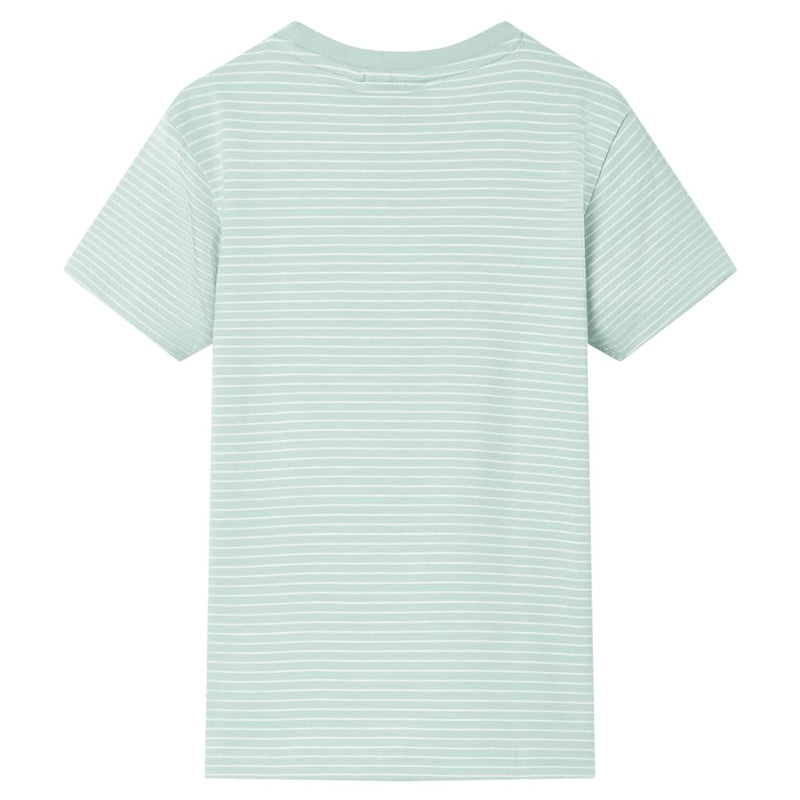 Afbeelding laden in galerijviewer, VidaXL Kindershirt met strepen 92 lichtmint