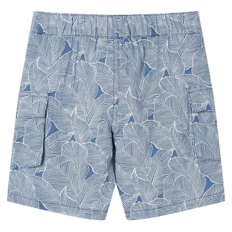 Afbeelding laden in galerijviewer, VidaXL Kindershorts met trekkoord 128 donkerblauw