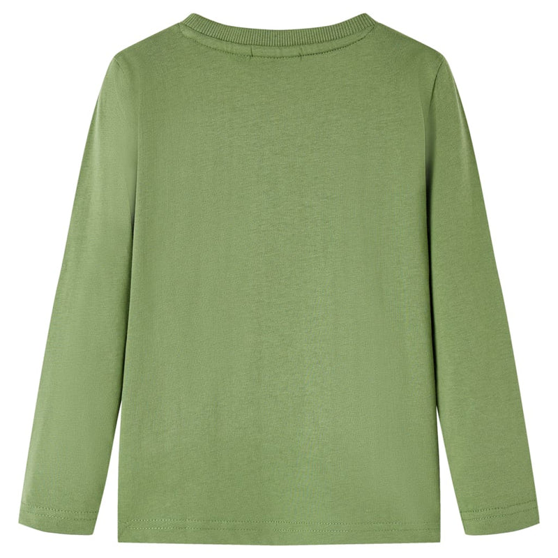 Afbeelding laden in galerijviewer, VidaXL Kindershirt met lange mouwen 92 lichtkakikleurig
