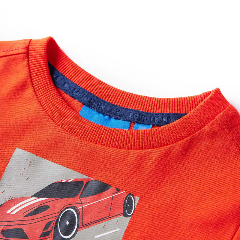 Afbeelding laden in galerijviewer, Vidaxl kindershirt met lange mouwen 128 felroranje